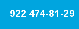922 474-81-29